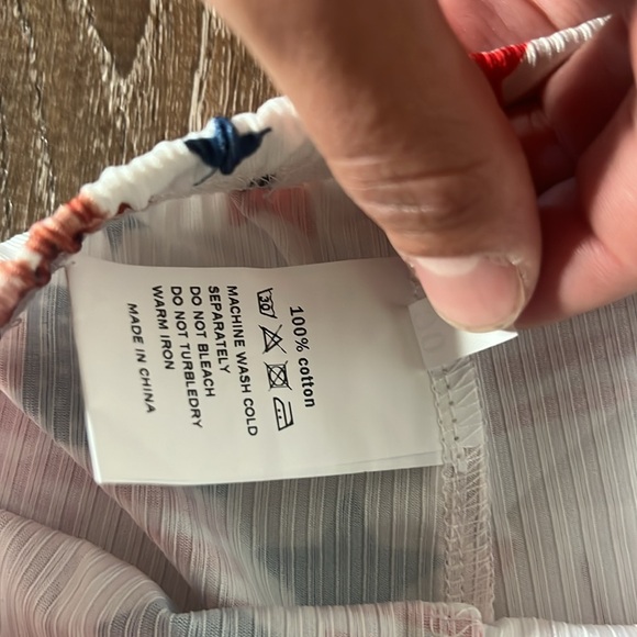 Americana NWOT Peplum Set 100% Cotton size 90/3T - Picture 5 of 5